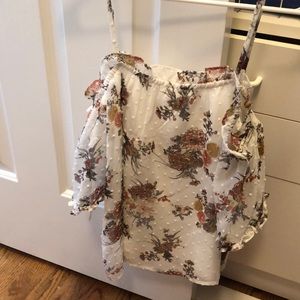 Cold shoulder blouse